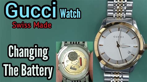 how to replace gucci watch battery|gucci watch battery replacement cost.